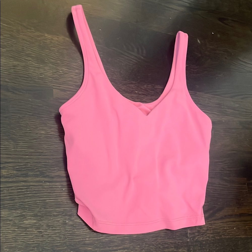 Pink Lululemon align tank top in pink size 2